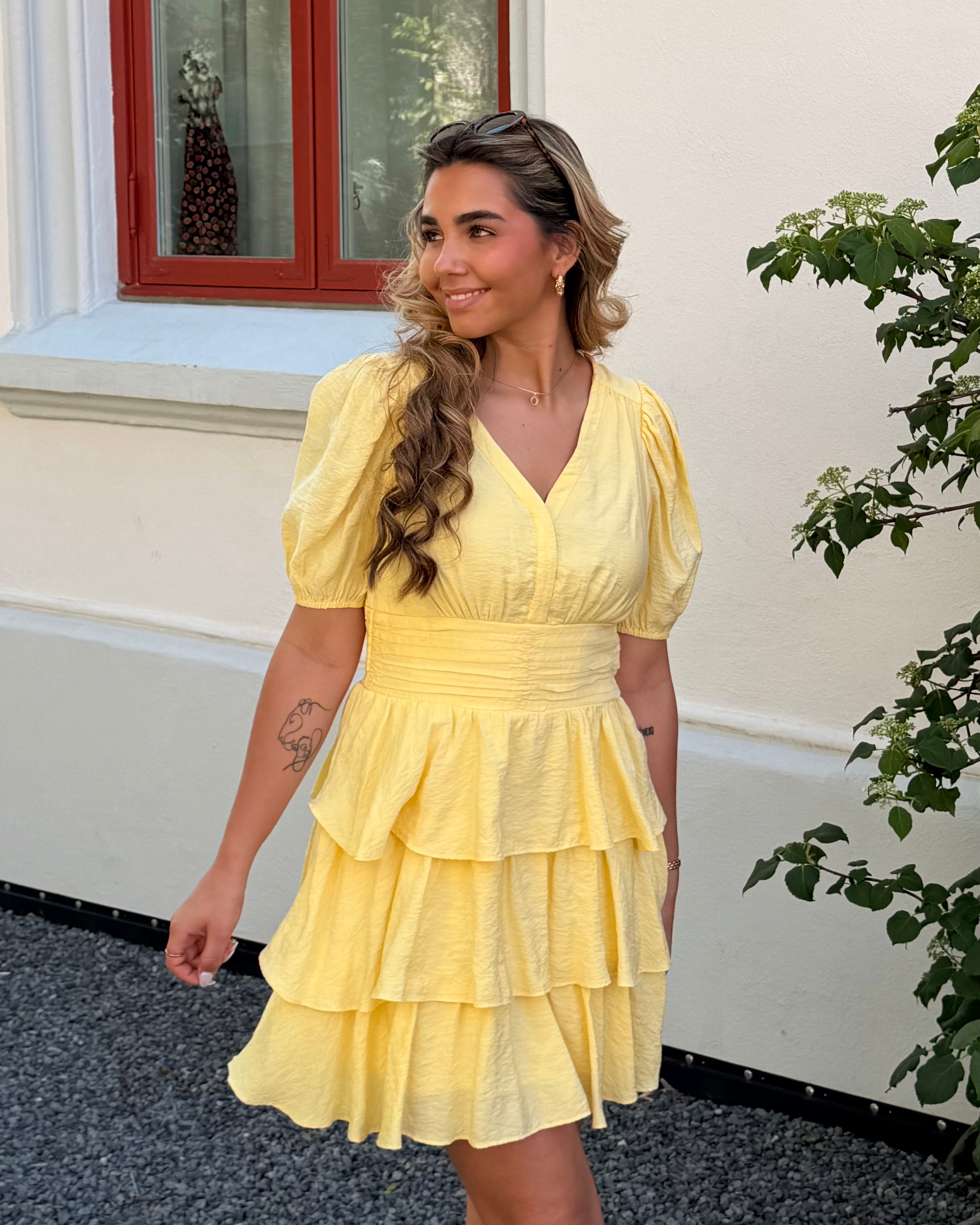 VMLISE Short Dress - Golden Haze